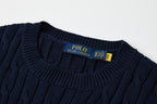Cable Knit Embroidered Po T-Shirt