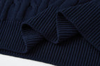 Cable Knit Embroidered Po T-Shirt
