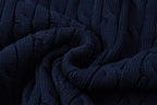Cable Knit Embroidered Po T-Shirt