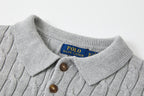 Cable Knit Embroidered P T-Shirt