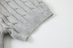 Cable Knit Embroidered P T-Shirt