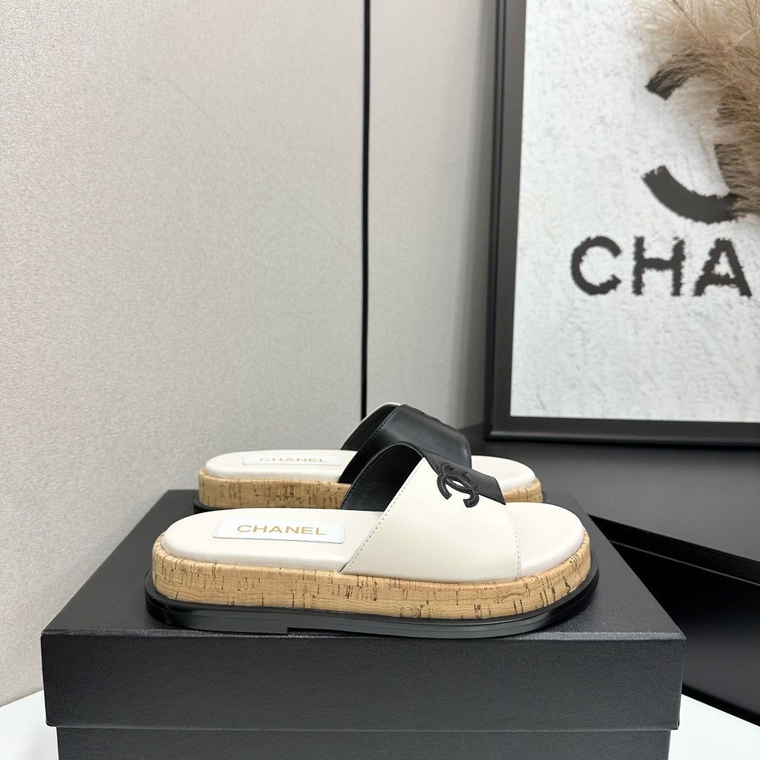 Premium Sheep Leather Platform Sandals
