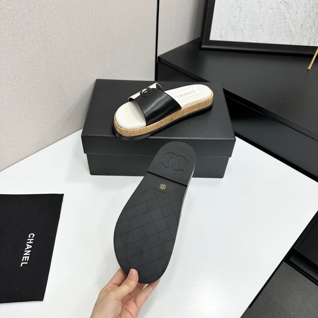 Premium Sheep Leather Platform Sandals