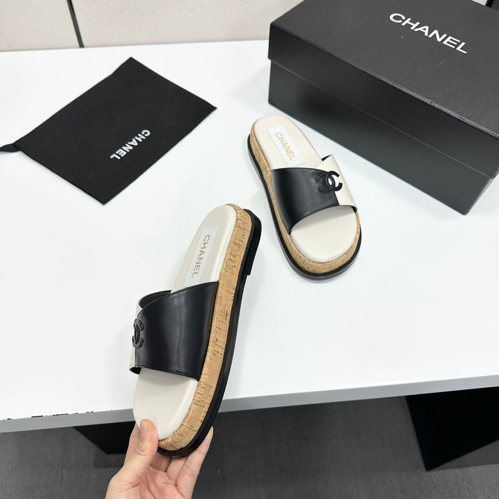 Premium Sheep Leather Platform Sandals