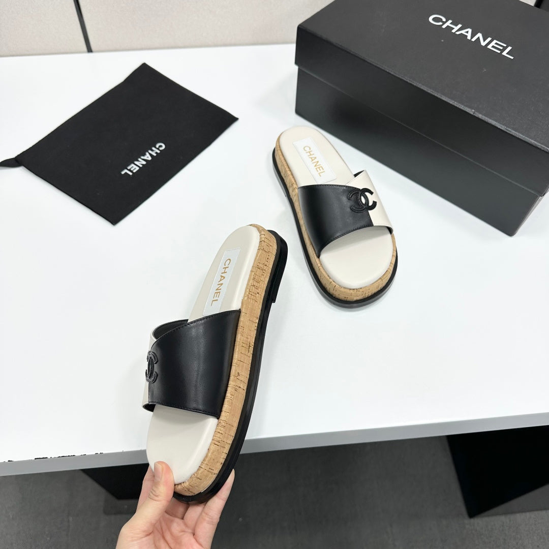 Premium Sheep Leather Platform Sandals