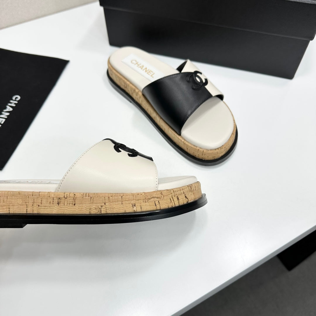 Premium Sheep Leather Platform Sandals