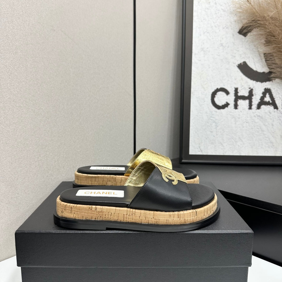 Premium Sheep Leather Platform Sandals