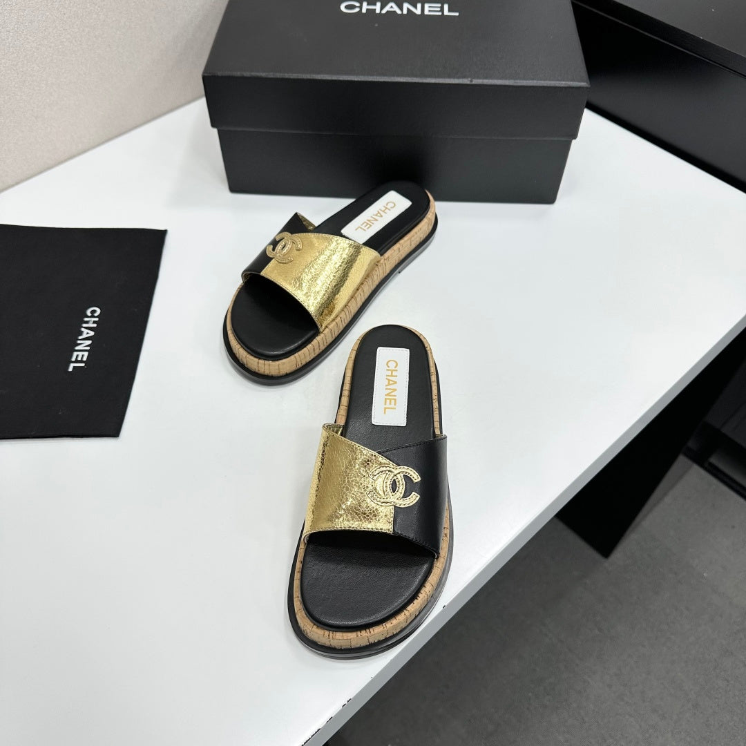 Premium Sheep Leather Platform Sandals