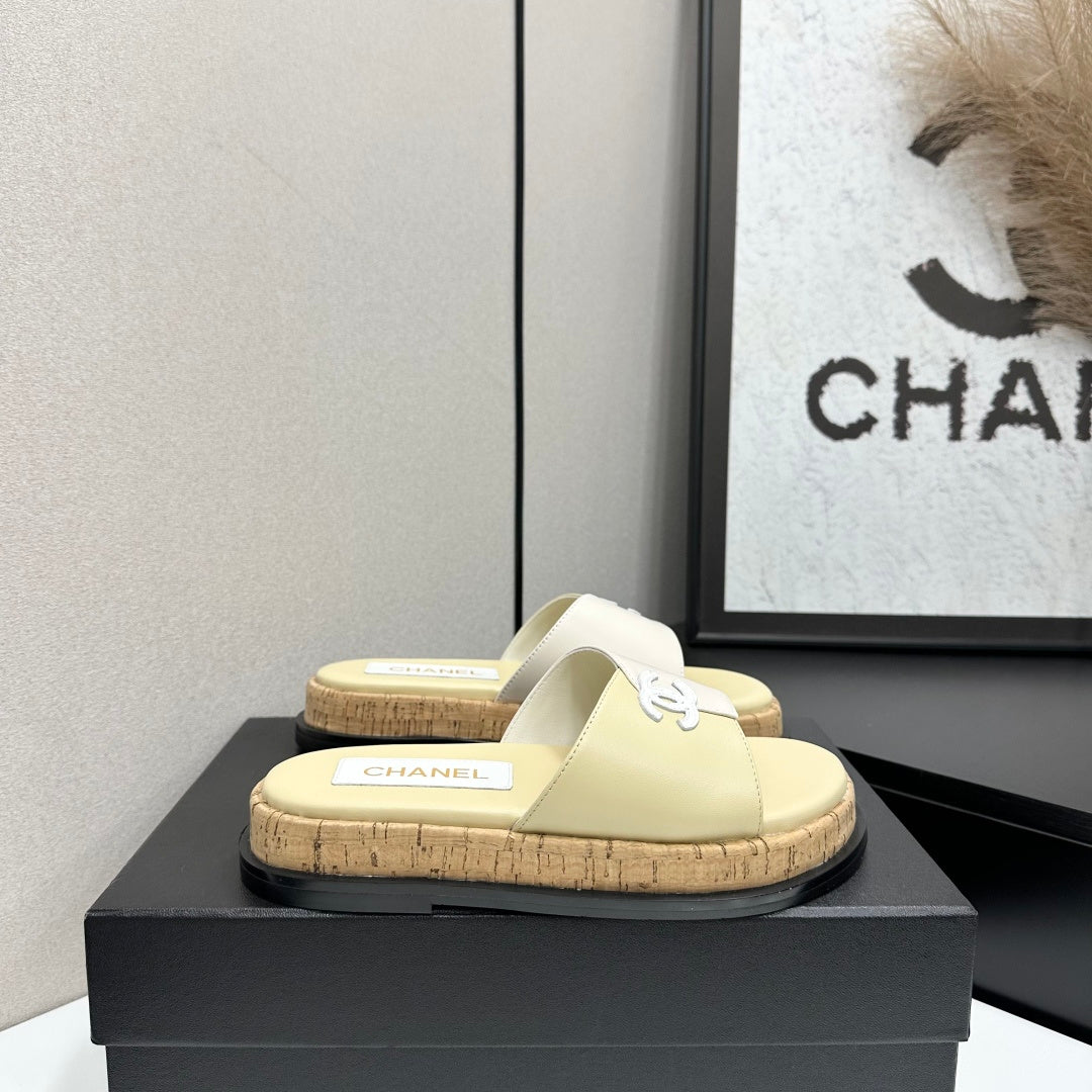 Premium Sheep Leather Platform Sandals