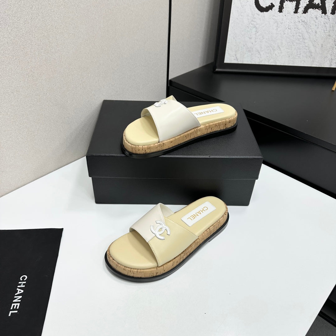 Premium Sheep Leather Platform Sandals
