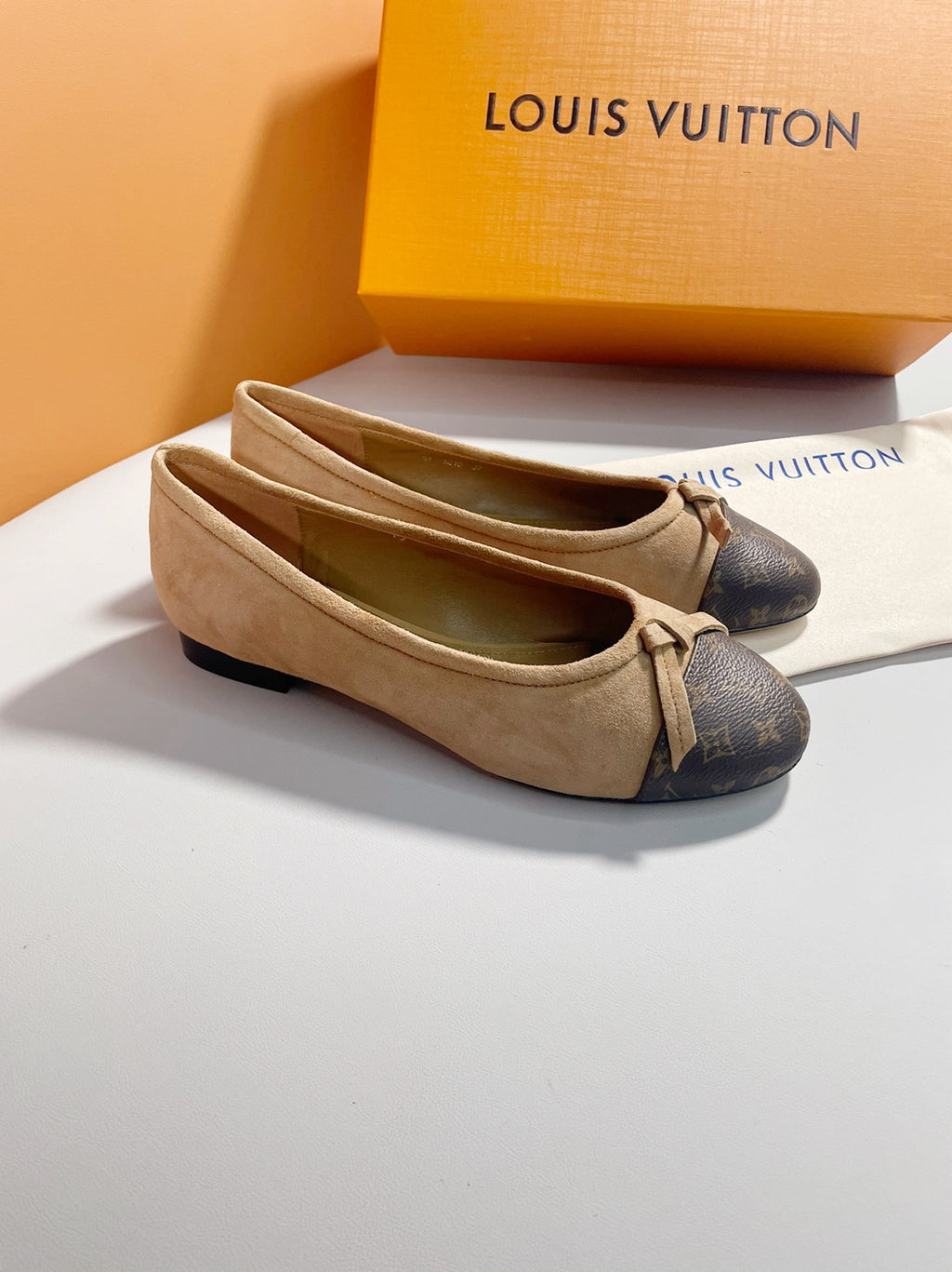 Monogram Ballet Flats | Elegant Everyday Slip-On Shoes