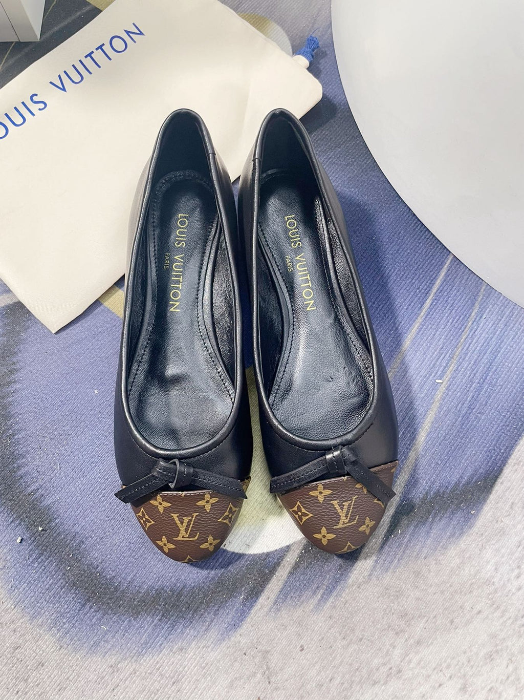Monogram Ballet Flats | Elegant Everyday Slip-On Shoes
