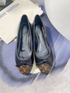 Monogram Ballet Flats | Elegant Everyday Slip-On Shoes