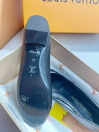 Monogram Ballet Flats | Elegant Everyday Slip-On Shoes