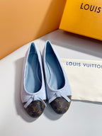 Monogram Ballet Flats | Elegant Everyday Slip-On Shoes