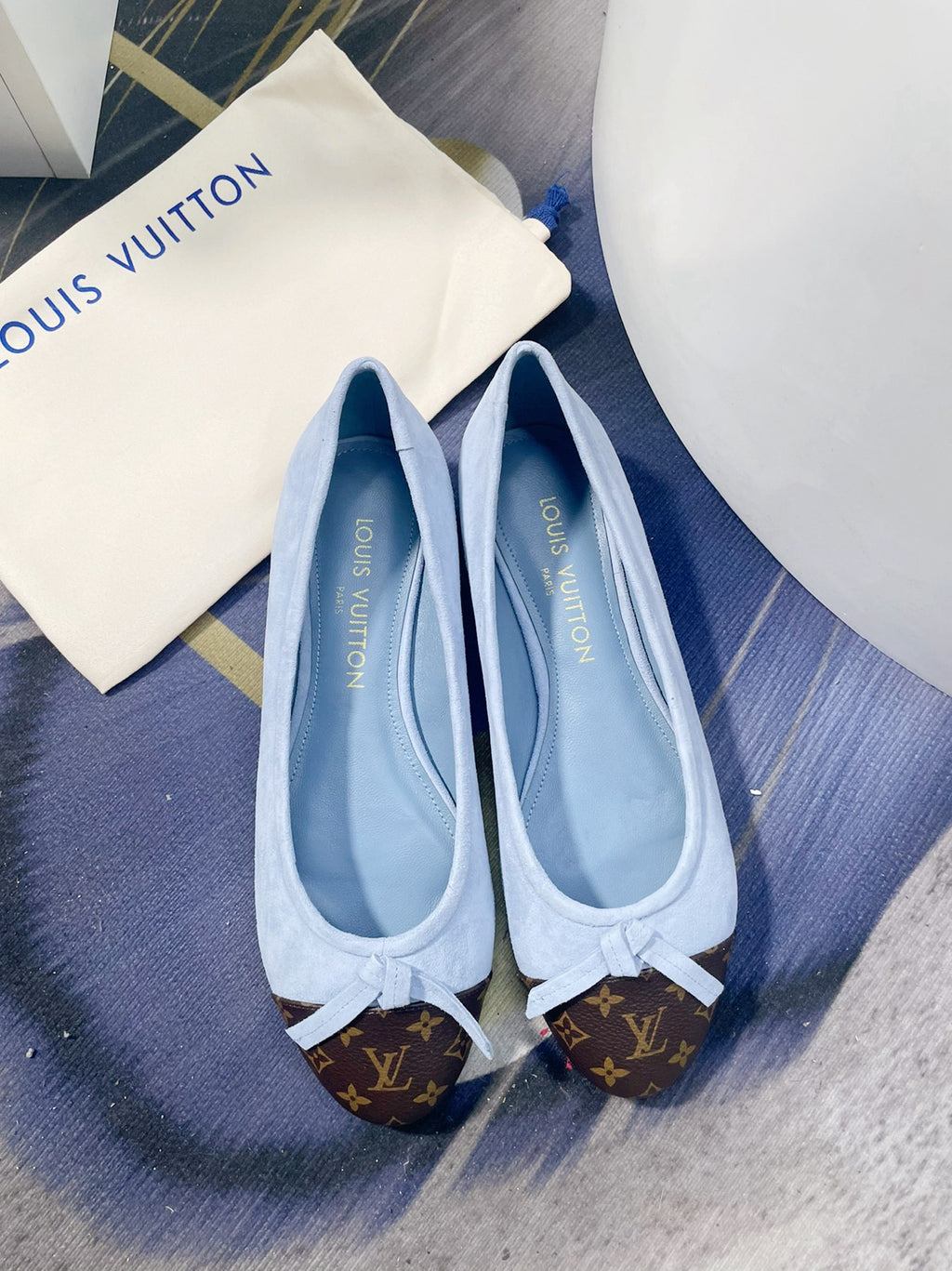 Monogram Ballet Flats | Elegant Everyday Slip-On Shoes