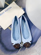 Monogram Ballet Flats | Elegant Everyday Slip-On Shoes
