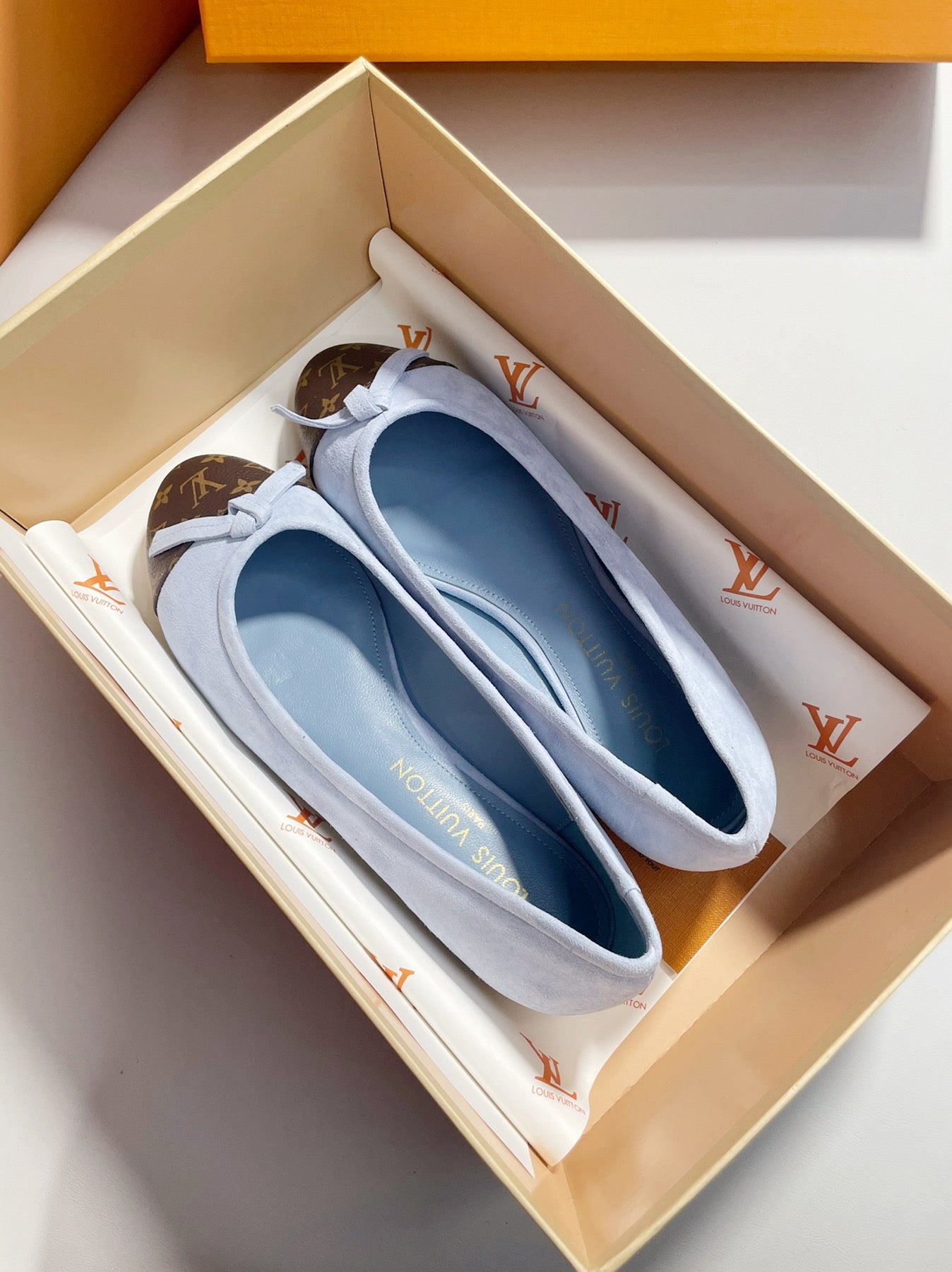Monogram Ballet Flats | Elegant Everyday Slip-On Shoes