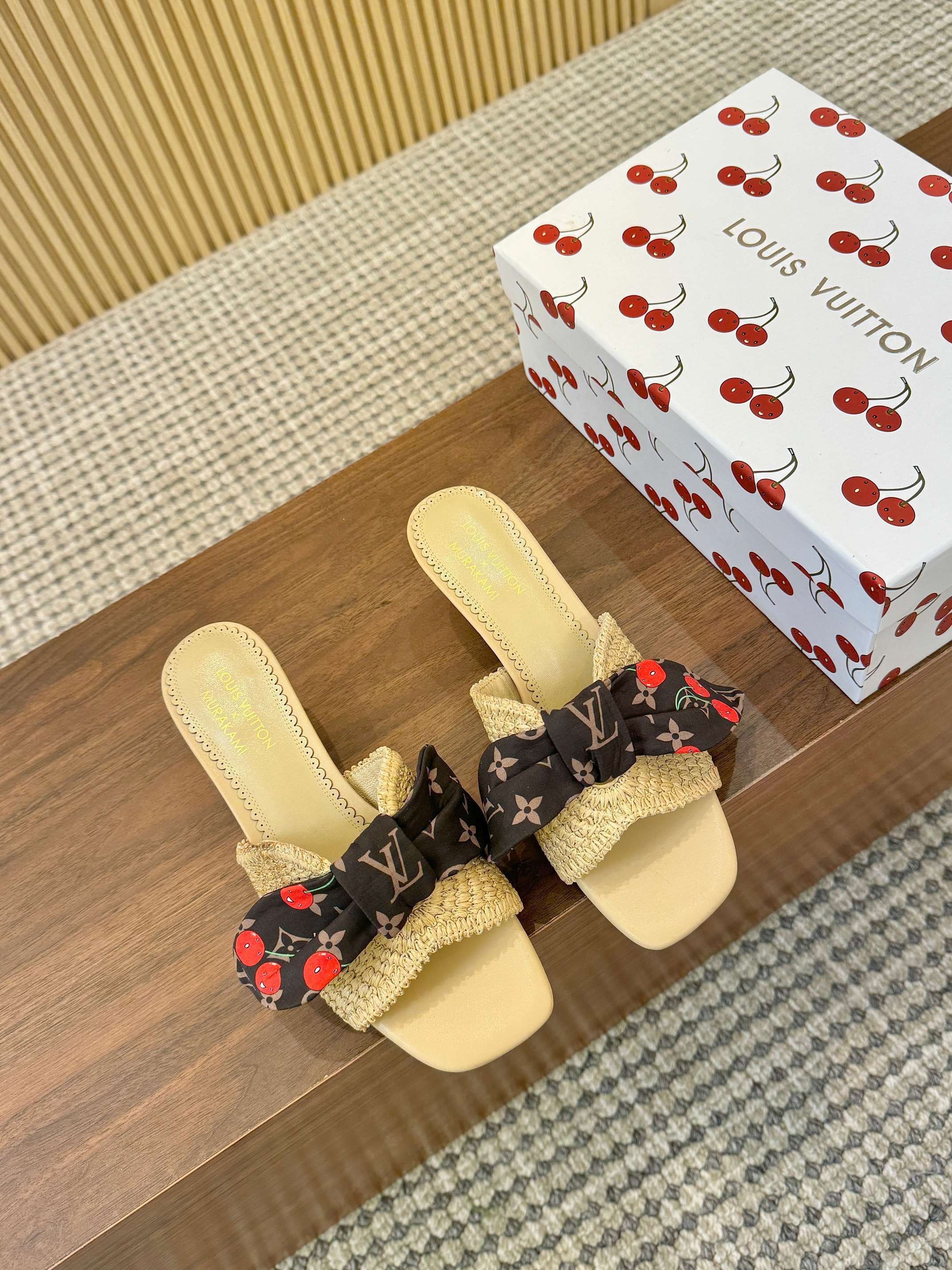 Handwoven Cherry Sandals