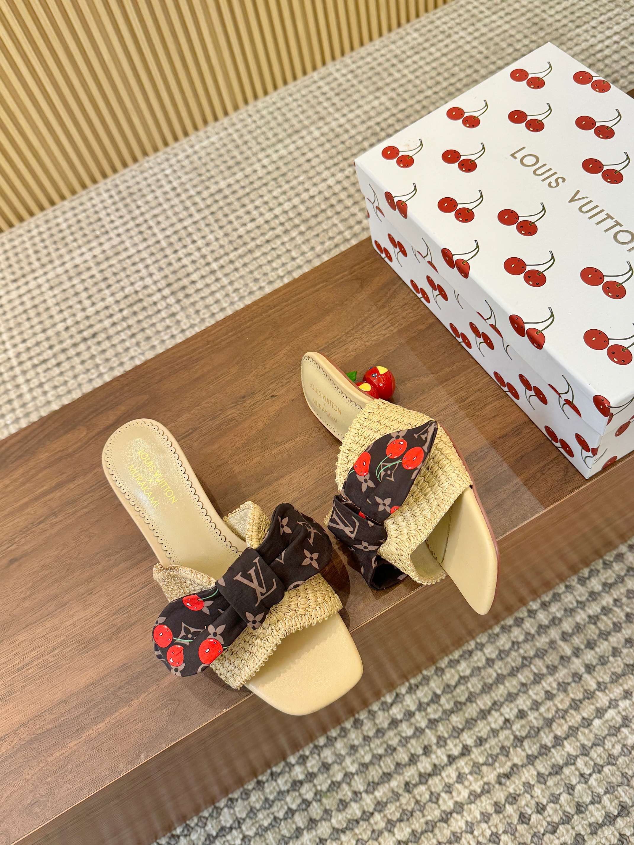 Handwoven Cherry Sandals