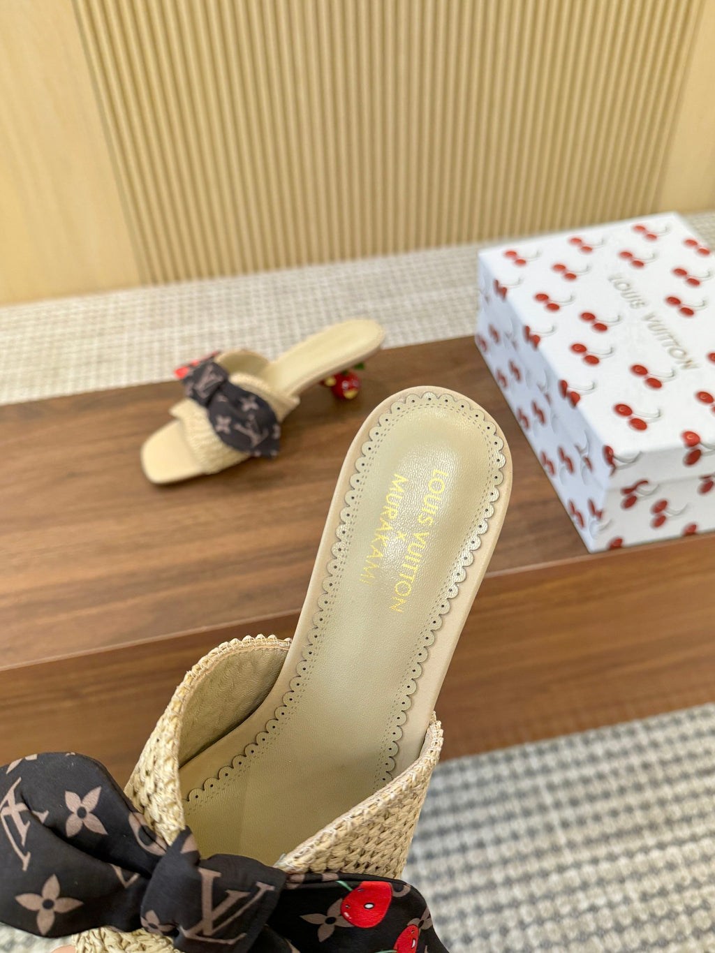 Handwoven Cherry Sandals