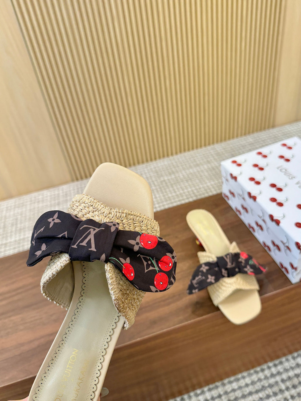 Handwoven Cherry Sandals