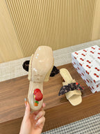 Handwoven Cherry Sandals