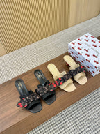 Handwoven Cherry Sandals