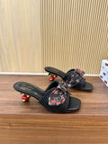 Handwoven Cherry Sandals