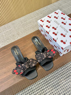 Handwoven Cherry Sandals