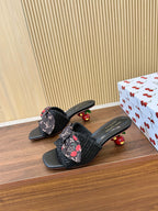 Handwoven Cherry Sandals