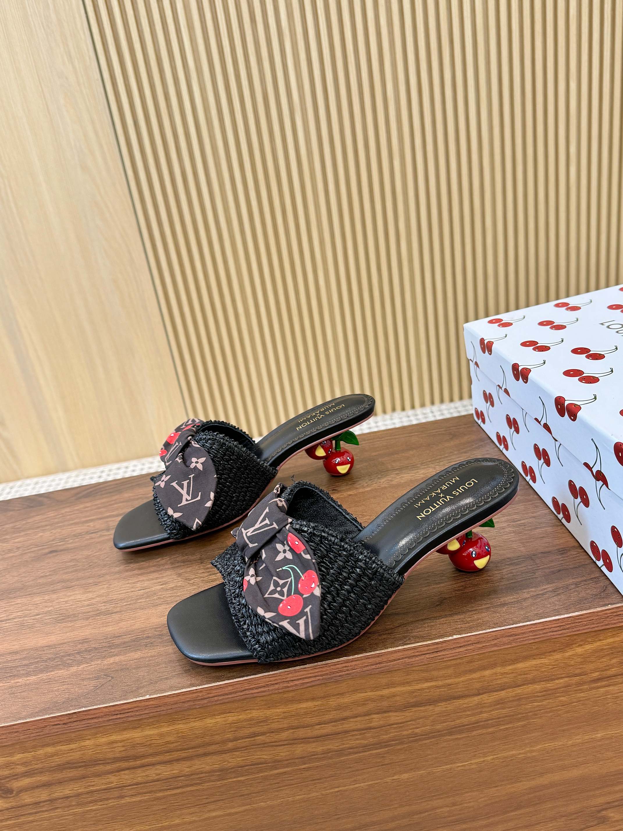 Handwoven Cherry Sandals