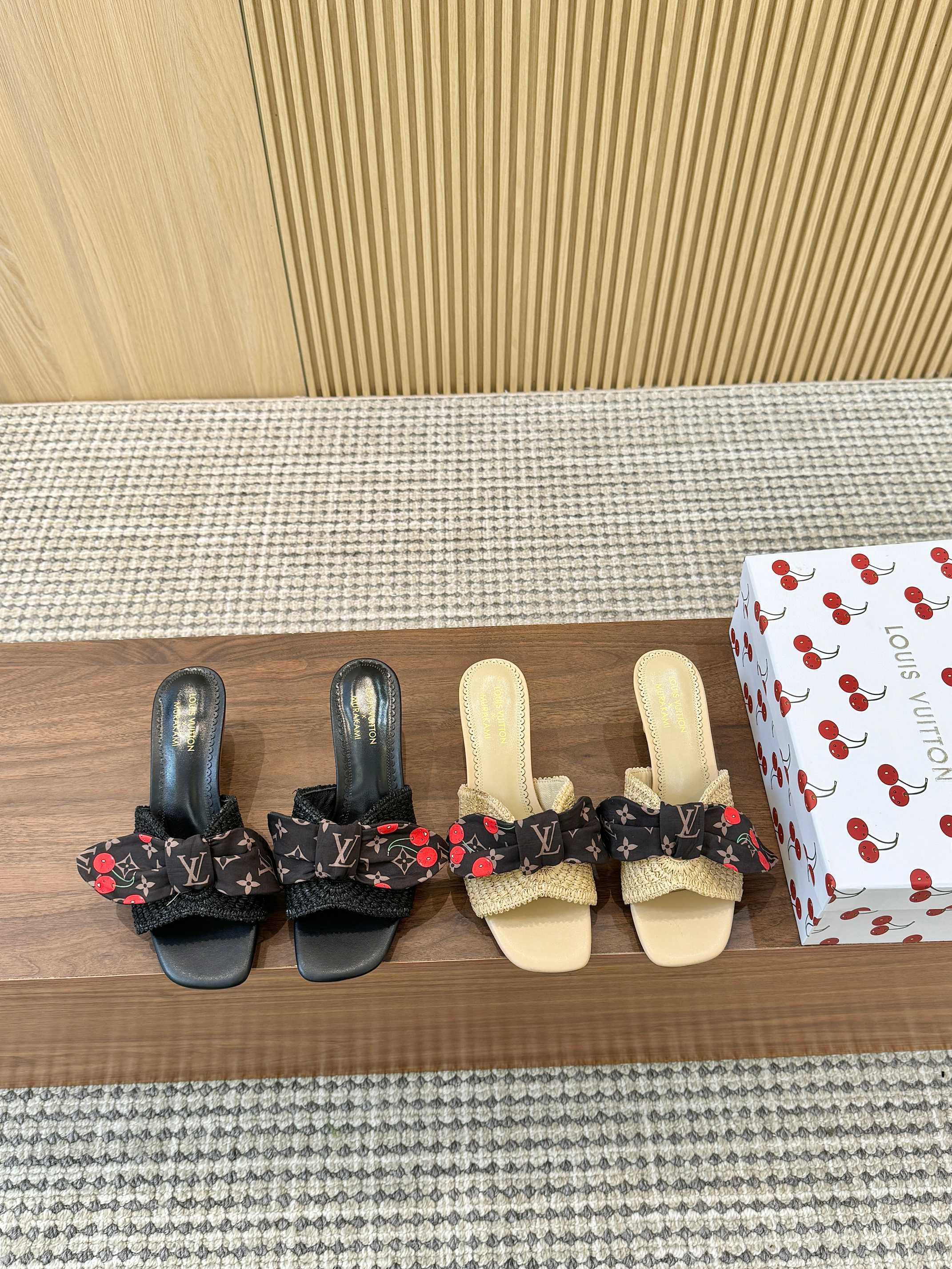 Handwoven Cherry Sandals