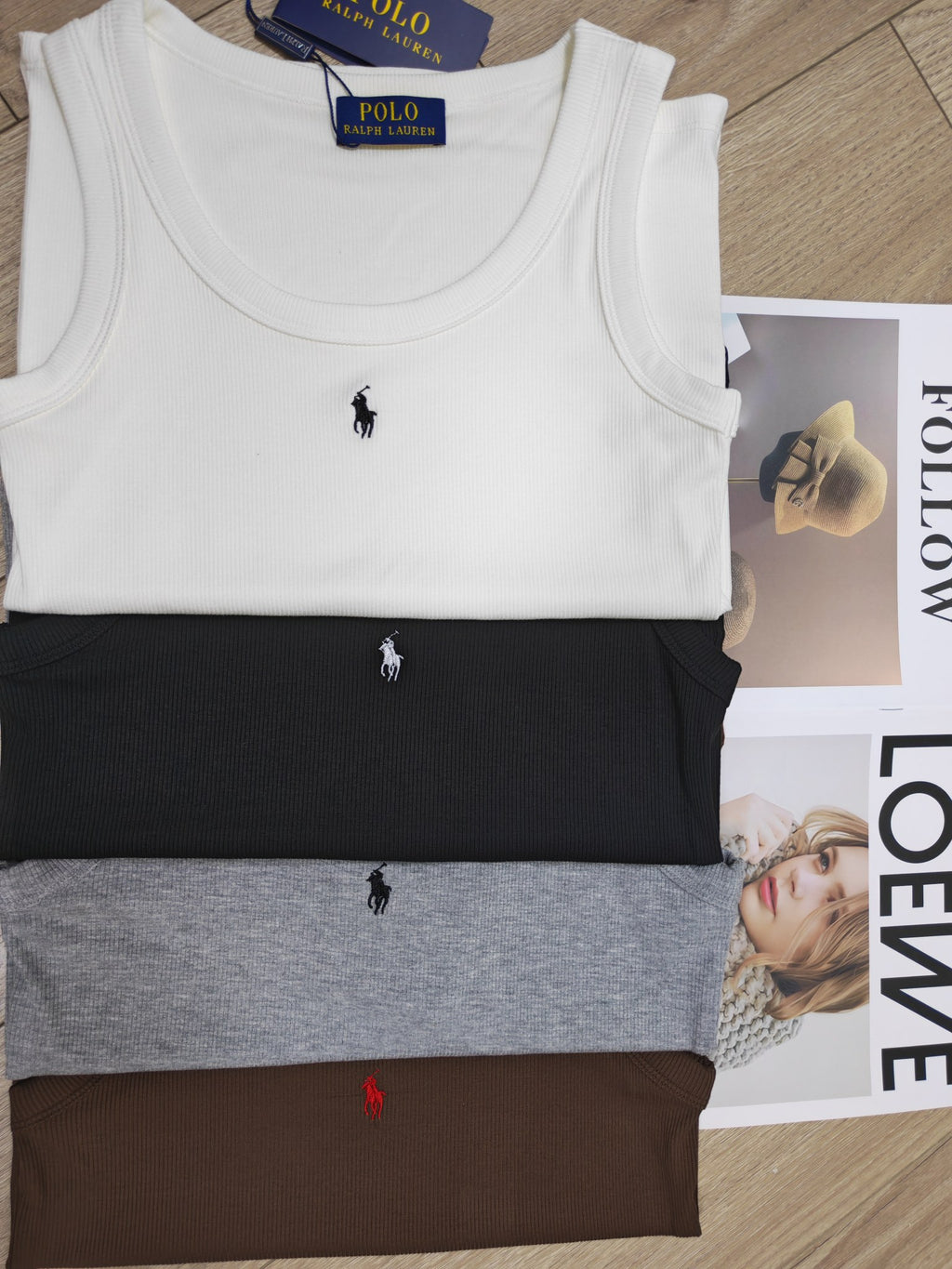 P Embroidered Logo Tank Top