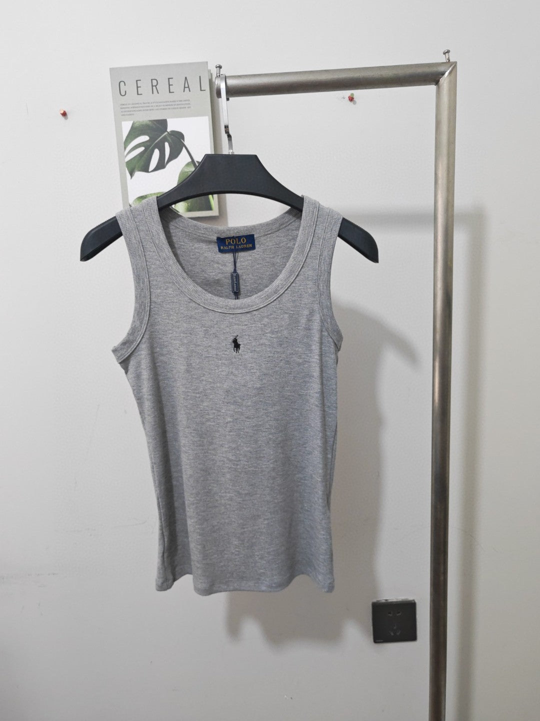 P Embroidered Logo Tank Top