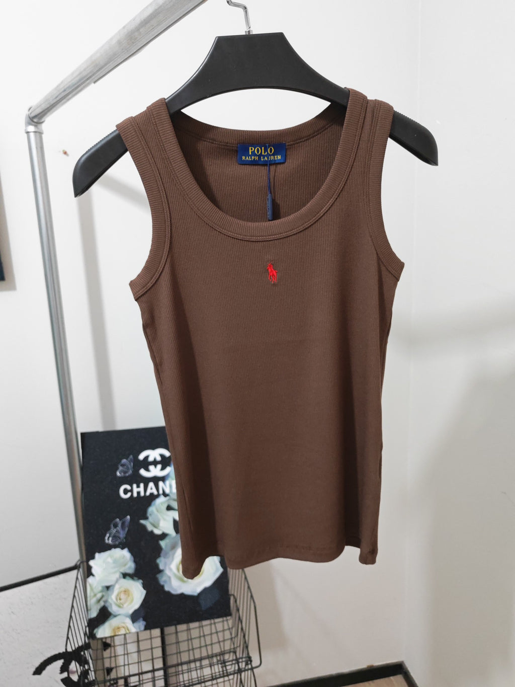 P Embroidered Logo Tank Top