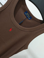 P Embroidered Logo Tank Top