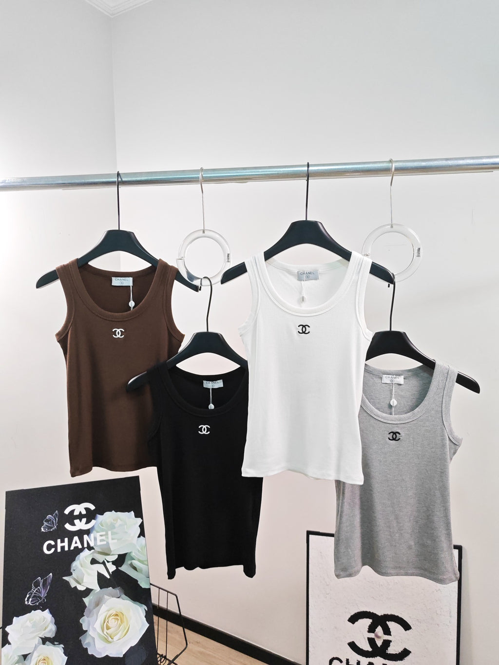 Ch Embroidered Logo Tank Top
