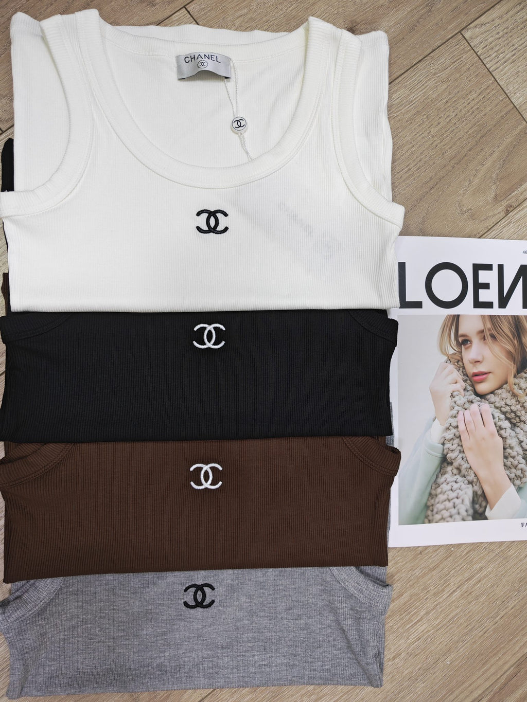 Ch Embroidered Logo Tank Top