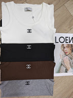 Ch Embroidered Logo Tank Top