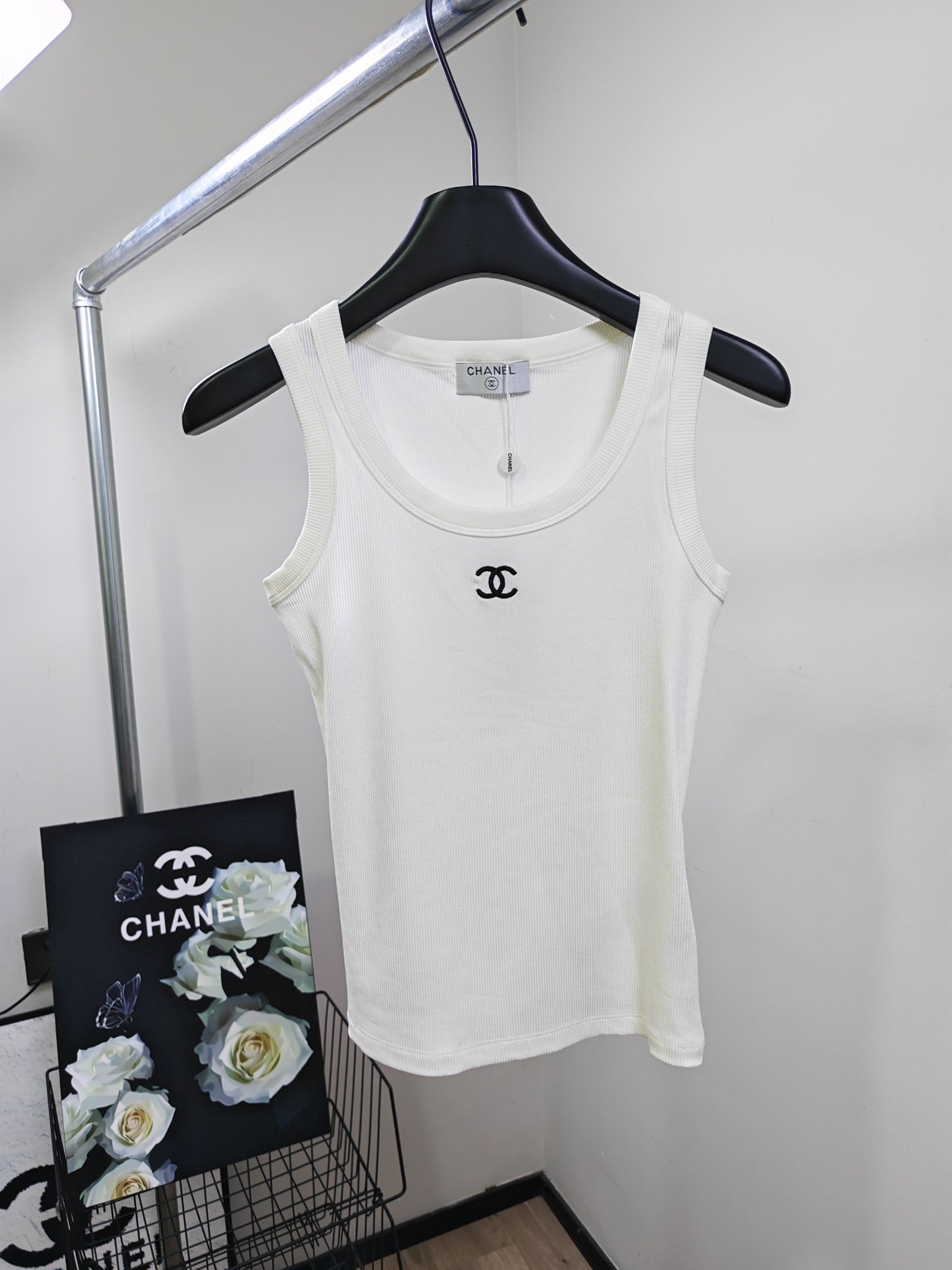 Ch Embroidered Logo Tank Top