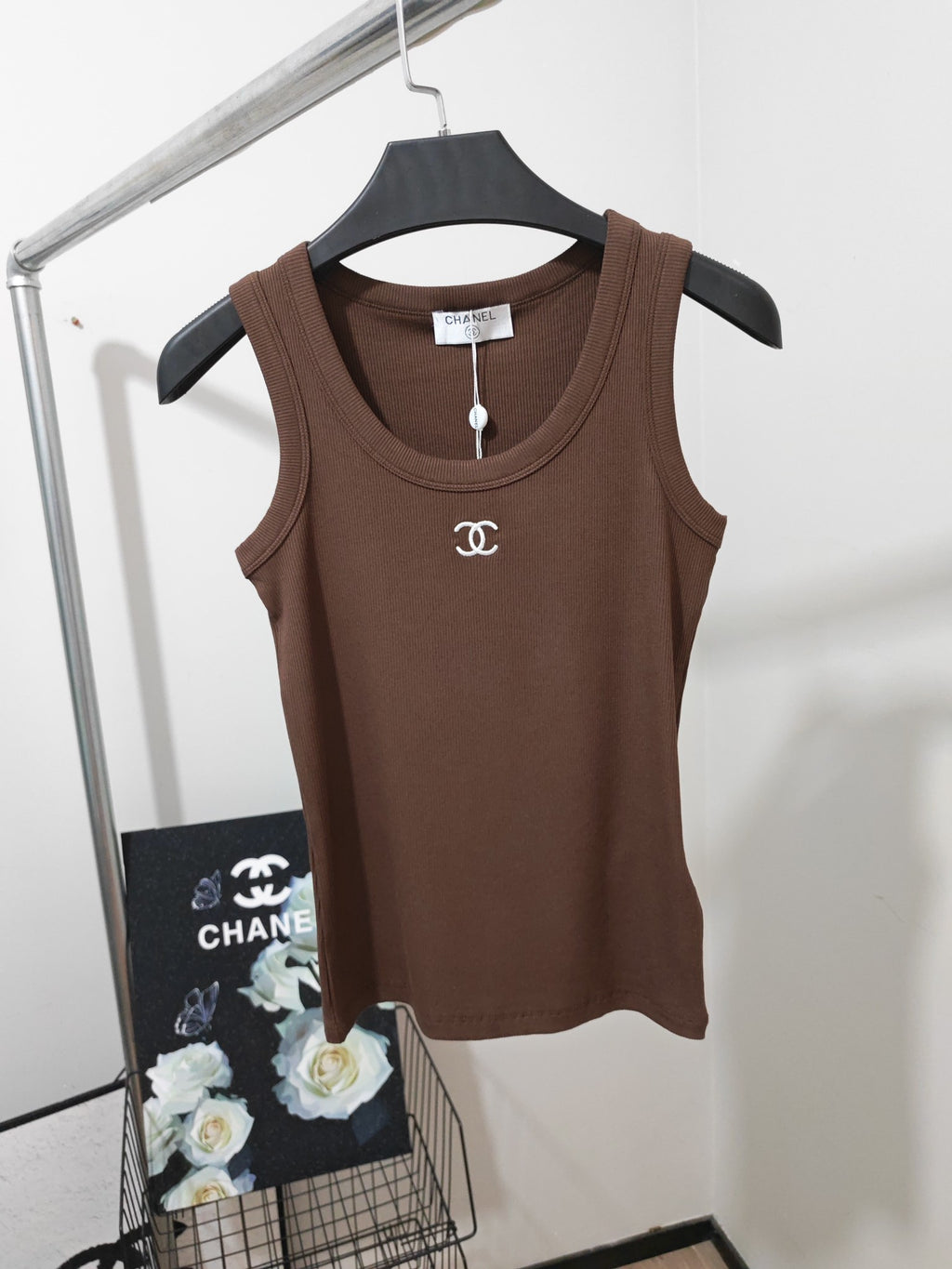 Ch Embroidered Logo Tank Top