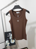 Ch Embroidered Logo Tank Top