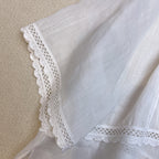 French Embroidered Linen Blouse | Lightweight Summer Shirt