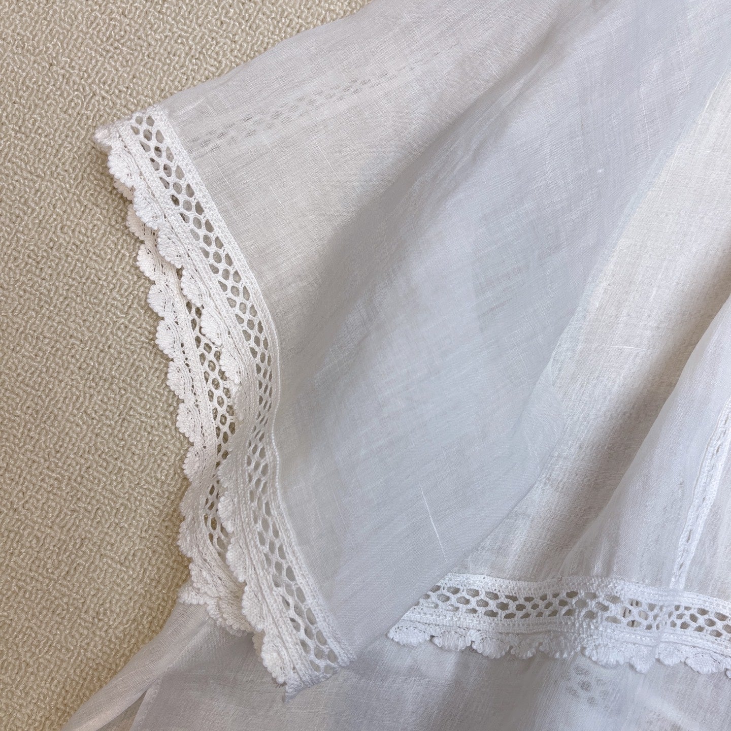 French Embroidered Linen Blouse | Lightweight Summer Shirt