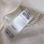 French Embroidered Linen Blouse | Lightweight Summer Shirt