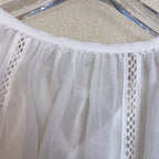 French Embroidered Linen Blouse | Lightweight Summer Shirt