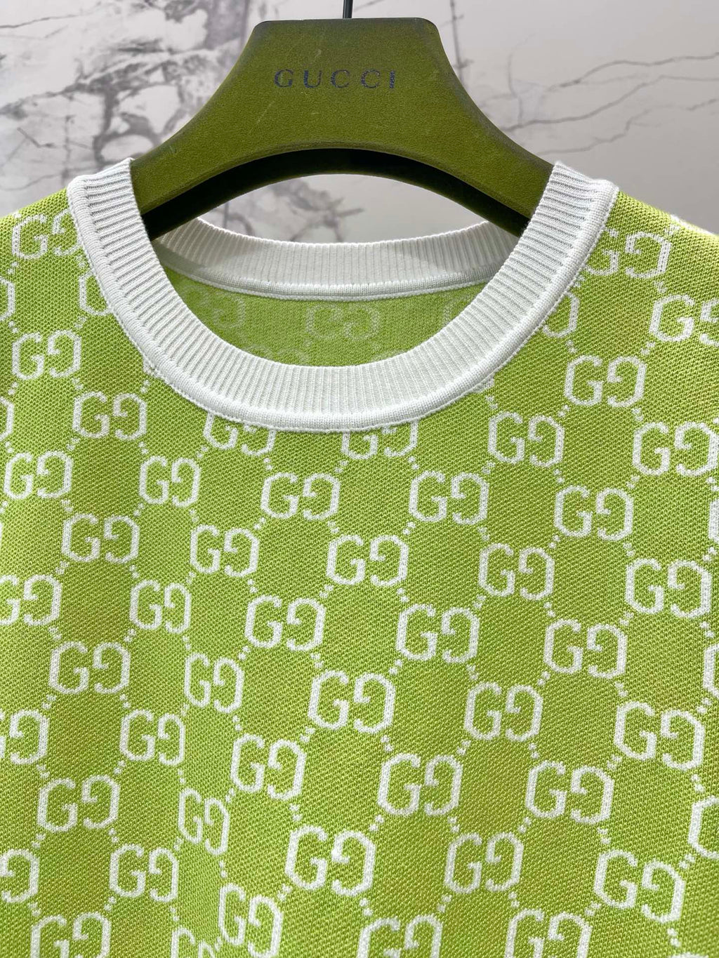 Monogram Knit Dress | Short Sleeve Sweater Dress