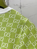 Monogram Knit Dress | Short Sleeve Sweater Dress