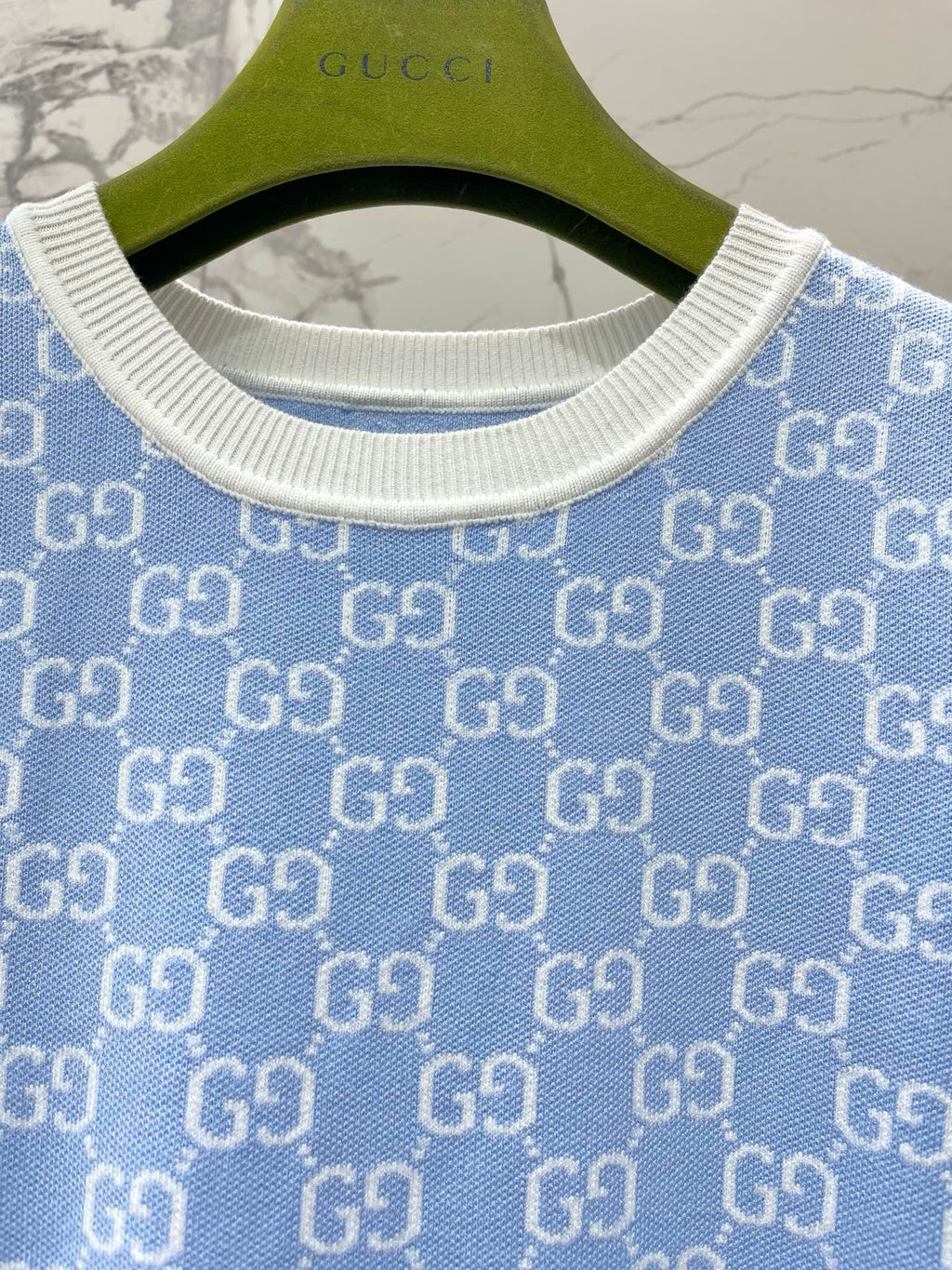 Monogram Knit Dress | Short Sleeve Sweater Dress